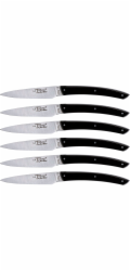 Laguiole Jean Dubost Messer Set 6 tlg., Acrylic Black