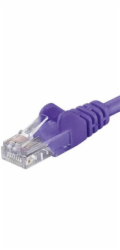 PREMIUMCORD Patch kabel UTP RJ45-RJ45 CAT5e 5m fialová