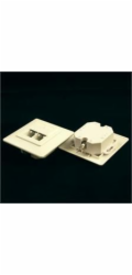 NETRACK 106-34 complete flush-mounted outlet 2xRJ45 8p8c FTP Cat6
