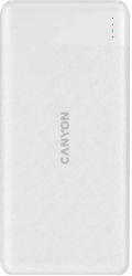 CANYON powerbanka PB-1009B,10 000mAh Li-pol, In USB-C+Lightning-Apple,Out USB-C PD 20W+1xUSB-A QC 3.0,černá
