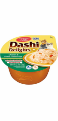 INABA Dashi Delights Chicken s bonito vločkami ve vývaru - kočičí pamlsky - 70g
