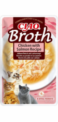 Churu Cat CIAO Broth Chicken with Salmon Recipe 40g