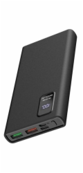 Platinet Power Bank PMPB10WQC726B 10000mAh PD3.0 QC3.0 display černá
