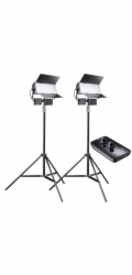 Walimex pro Sirius 160 LED 65W Daylight 2er Set mit Stativen