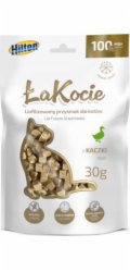 HILTON Mrazem sušená kachna - pamlsek pro kočky - 30g
