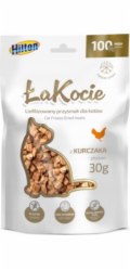 HILTON Mrazem sušené kuře - pamlsek pro kočky - 30g