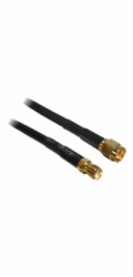 Delock - Prodlužovací anténní kabel - SMA (F) do SMA (M) - černá