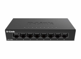 D-Link DGS 108GL - Přepínač - neřízený - 8 x 10/100/1000 - desktop