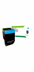 Originální azurový toner Lexmark 70C2XCE (70C2XCE)