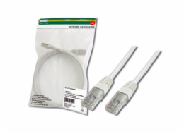 Digitus Patch Cable, CAT 6 UTP, AWG 26, bílý 1m
