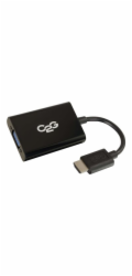 C2G HDMI to VGA + Audio Adapter - HDMI to VGA + Audio Converter - 1080p - Nástroj pro převod videa - HDMI - VGA - černá