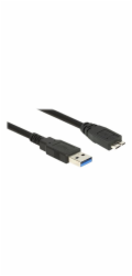 Delock - Kabel USB - USB typ A (M) do Micro-USB typu B (M) - USB 3.0 - 2 m - černá