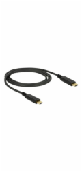 Delock - USB kabel - USB-C (M) do USB-C (M) - USB 3.1 Gen 2 - 3 A - 1 m - cerná