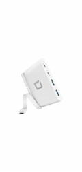 DICOTA USB-C Portable Hub 4-in-1 - Rozbočovač - 2 x USB-C + 2 x SuperSpeed USB - desktop