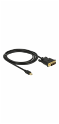Delock - Kabel adaptéru - jeden spoj - Mini DisplayPort (M) do DVI-D (M) - DisplayPort 1.1 - 2 m - pasivní, křídlové šrouby - černá