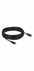 Delock - Vysoká rychlost - kabel HDMI s ethernetem - HDMI s piny (male) do HDMI s piny (male) - 10 m - trojnásobně stíněný - černá - podporuje 4K, aktivní