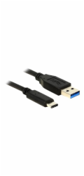 Delock Kabel SuperSpeed USB 10 Gbps (USB 3.1, Gen 2) Typ A samec > USB Type-C samec 0,5 m černý