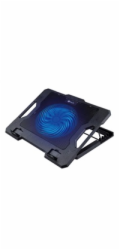 Chladící podložka C-TECH CLP-S100, 17", 1x 140mm, 2x USB, modré podsvícení C-TECH Chladící podložka pro ntb CLP-S100, 17", 1x 140mm, 2x USB, modré podsvícení