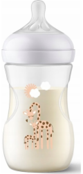 Láhev Avent Natural Response 260 ml +1m žirafa