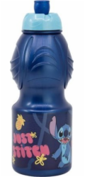 Sportovní láhev pro děti STOR 75032 400 ml Stitch Palms (modrá)