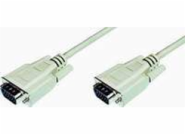 Propojovací kabel VGA 1080p 60Hz FHD Typ DSUB15/DSUB15 M/M 5m šedý