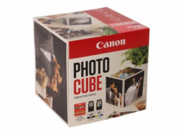Canon Photo Cube Creative Pack - Lesklý - 2-balení - černá, barva (azurová, purpurová, žlutá) - originální - inkoustová kazeta/sada papíru - pro PIXMA TS5150, TS5151