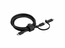 Belkin BOOST CHARGE 2-in-1 Cable USB-C/Lig.1,5m ws.CAC003hq1.5MWH