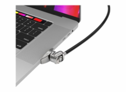 Compulocks Ledge Lock Adapter for MacBook Pro 16" (2019) with Keyed Cable Lock - Nástavec zámku bezpečnostního slotu - stříbrná - s kabelový zámek na klíč - pro Apple MacBook Pro 16" (Late 2019)