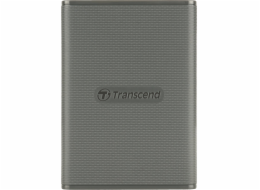 Transcend ESD360C - SSD - 2 TB - externí (přenosný) - USB 3.2 Gen 2x2 (USB-C konektor) - AES 256 bitů - šedá