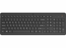 HP 225 - Klávesnice - rozložení 2,5 zóny - bezdrátový - 2.4 GHz - QWERTY - anglická - černá