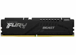 Kingston FURY Beast - DDR5 - modul - 8 GB - DIMM 288-pin - 6000 MHz / PC5-48000 - CL30 - 1.4 V - bez vyrovnávací paměti - on-die ECC - černá