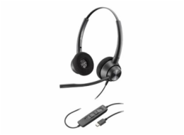 Poly EncorePro 320 - EncorePro 300 series - náhlavní souprava - náhlavní - kabelové - USB-C - černá - certifikováno pro Microsoft Teams