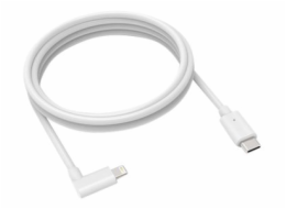 Compulocks 6FT USB-C Male to 90 Degree Lightning Charging Cable Right Angle - Kabel Lightning - 24 pin USB-C s piny (male) rovné do Lightning s piny (male) pravoúhlý - 1.83 m - bílá - pro Compulocks i