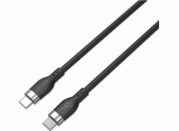 HyperJuice - USB kabel - 24 pin USB-C (M) do 24 pin USB-C (M) - USB 2.0 - 2 m - napájení USB (240 W), technologie Extended Power Range (EPR) - černá