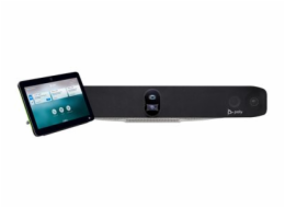 Poly Studio X70 - Videolišta vše v jednom (dotykový ovladač Poly TC10, video lišta) - certifikováno pro Zoom, certifikováno pro Microsoft Teams, certifikováno Google Meet - černá