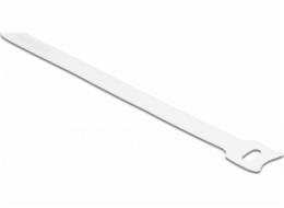 Delock - Kabelová stahovací páska - 20 cm - bílá (balení 10)