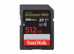 SanDisk Extreme Pro - Paměťová karta flash - 512 GB - Video Class V90 / UHS-II U3 / Class10 - 1733x/2000x - SDXC UHS-II