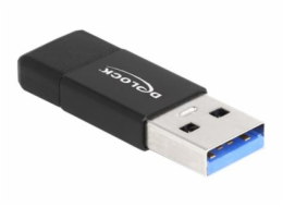 Delock - USB adaptér - USB typ A (M) do 24 pin USB-C (F) - USB 3.2 Gen 2 - 5 V - 3 A - černá