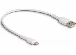 Delock - Kabel Lightning - USB s piny (male) do Lightning s piny (male) - 30 cm - bílá