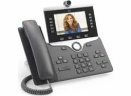 Cisco IP Phone 8865NR - IP video telefon - s digitální fotoaparát - SIP, SDP - 5 řádků - uhel - kompatibilní s TAA