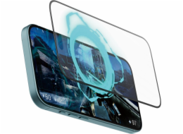 PanzerGlass Gaming - Ochrana obrazovky pro mobilní telefon - ultra široký tvar - sklo - barva rámu černá - pro Apple iPhone 15, 16