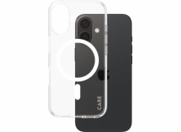 CARE by PanzerGlass Urban Combat - Zadní kryt pro mobilní telefon - kompatibilita s MagSafe - termoplastický polyuretan (TPU), polykarbonát (PC), oleofóbní povrch - průhledná, bílá - pro Apple iPhone 