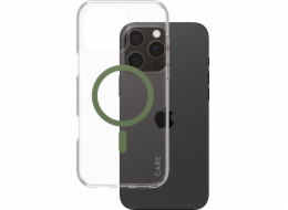 CARE by PanzerGlass Urban Combat - Zadní kryt pro mobilní telefon - kompatibilita s MagSafe - termoplastický polyuretan (TPU), polykarbonát (PC), oleofóbní povrch - průhledná, pikantní zelená - pro Ap