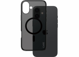 CARE by PanzerGlass Urban Combat - Zadní kryt pro mobilní telefon - kompatibilita s MagSafe - oleofóbní povrch, termoplastický polyuretan (TPU), polykarbonát (PC) - kouřově černá - pro Apple iPhone 16