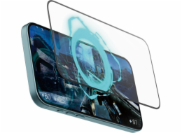 PanzerGlass Gaming - Ochrana obrazovky pro mobilní telefon - ultra široký tvar - sklo - barva rámu černá - pro Apple iPhone 15 Plus, 16 Plus