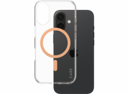 CARE by PanzerGlass Urban Combat - Zadní kryt pro mobilní telefon - kompatibilita s MagSafe - recyklovaný plast - průhledná, broskvový - pro Apple iPhone 16