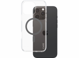 CARE by PanzerGlass Urban Combat - Zadní kryt pro mobilní telefon - kompatibilita s MagSafe - termoplastický polyuretan (TPU), polykarbonát (PC) - černá, průhledná - pro Apple iPhone 16 Pro Max