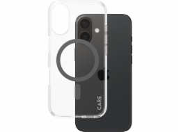 CARE by PanzerGlass Urban Combat - Zadní kryt pro mobilní telefon - kompatibilita s MagSafe - termoplastický polyuretan (TPU), polykarbonát (PC), oleofóbní povrch - černá, průhledná - pro Apple iPhone
