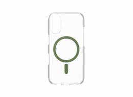 CARE by PanzerGlass Urban Combat - Zadní kryt pro mobilní telefon - kompatibilita s MagSafe - termoplastický polyuretan (TPU), polykarbonát (PC), oleofóbní povrch - pikantní zelená, průhledná - pro Ap