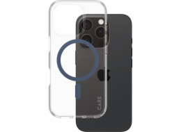 CARE by PanzerGlass Urban Combat - Zadní kryt pro mobilní telefon - kompatibilita s MagSafe - termoplastický polyuretan (TPU), polykarbonát (PC), oleofóbní povrch - modrá coronet blue, průhledná - pro
